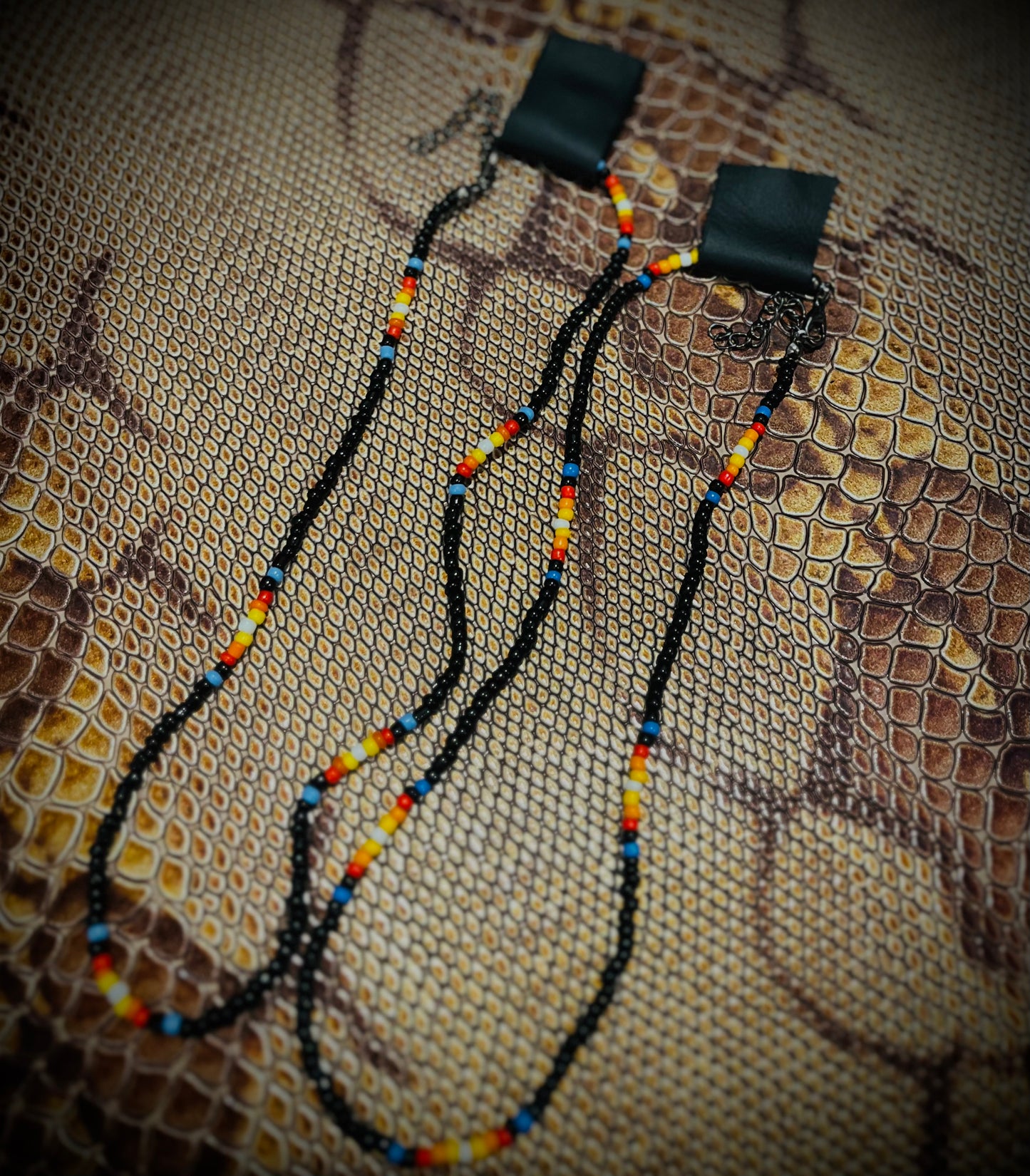 Hand Beaded Western Design Necklace